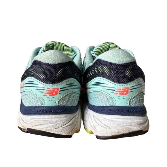 New Balance 860 v7 blue lime running sneakers - Picture 2 of 8